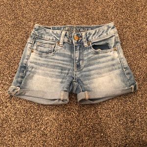 American eagle midi Jean shorts
